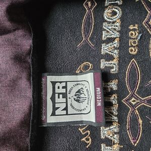 NFR Black and Gold Embroidered Jacket